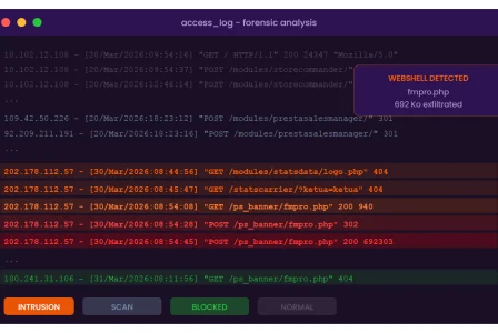 Anatomie d&rsquo;une cyberattaque : comment un module non validé a compromis un site e-commerce